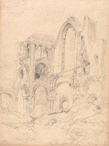 キャッスルエーカー修道院、ノーフォーク 作： John Sell Cotman